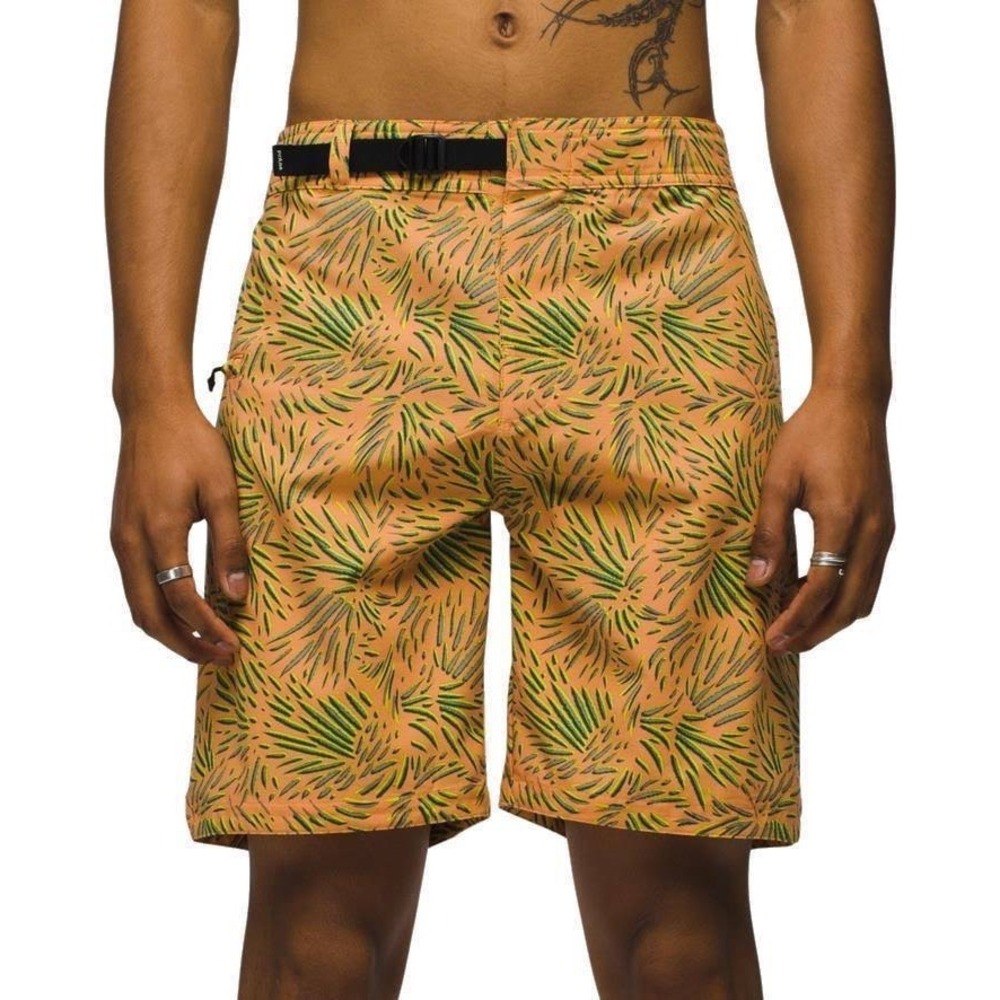 prAna NEW Prana Rock‎ Shock Swim Board short Aura Glow Fonds Size 34 MSRP $75